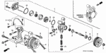 56167P2A003 - Engine: SPACER, PUMP SEAL for Honda Image