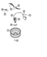 68109683AA - Wheels: Cap Head Screw for Mopar Image
