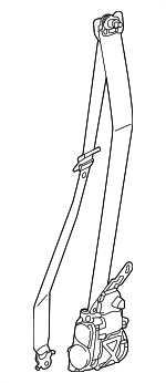 72117430100 - : Seat Belt Assembly for BMW: 640i xDrive Gran Turismo Image