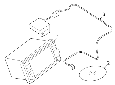 Navigation System for 2009 Nissan Altima #0