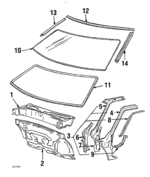 MB251611 - : Reinforcement for Mitsubishi: Cordia Image