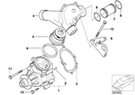11531318274 - : Thermostat for BMW Image