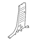 LR105399 - : Lower Center Pillar Trim for Land-Rover Image