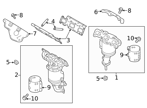 Exhaust Manifold for 2017 Ford Police Interceptor Utility #0