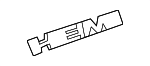 68420592AA - : Nameplate for Dodge: Challenger, Charger Image