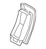 2089200086 - Body: Armrest Assembly Rear Cover for Mercedes-Benz Image