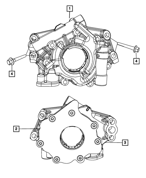 Engine Oiling, Oil Pan and Indicator (Dipstick) for 2008 Dodge Ram 2500 #2