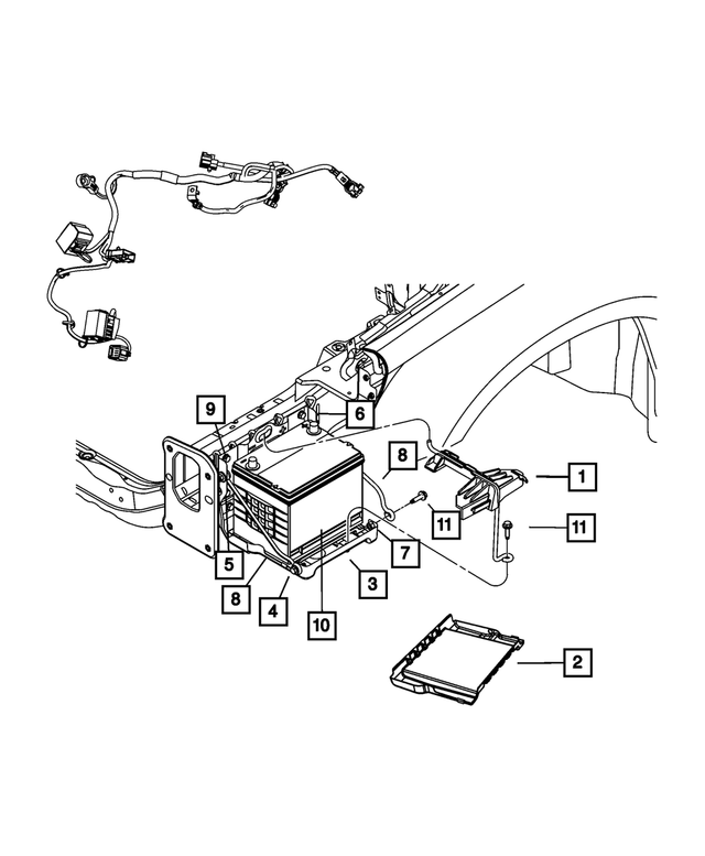 BL86F101AA - : Storage Battery, Latin America, South Africa for Mopar Image