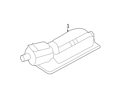 License Lamps for 2013 Porsche Boxster #1