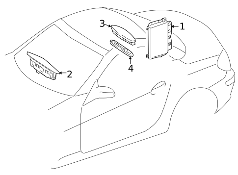 Electrical Components for 2005 Mercedes-Benz SLK 55 AMG&reg; #3