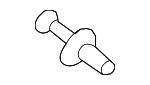 6504090 - Body: Rocker Panel Molding Rivet for Mopar Image