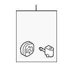 4M0253144E - Exhaust: Hanger for Audi: A4, A4 allroad, A4 Quattro, A5 Quattro, A5 Sportback, A8 Quattro, Q7, S4, S5, S5 Sportback, S8, SQ7 Image