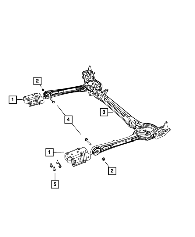 5171467AD - : Rear Axle Assembly for Mopar Image