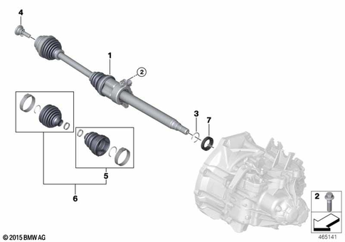Drive Shaft for 2020 Mini Cooper S #1