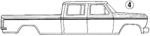 E7TZ3520000BD - Body: Stripe Tape for Ford: F-150, F-250, F-350, F-Super Duty Image