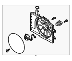 25380M6000 - : Fan Assembly for Hyundai: Elantra Image