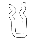 AJ812605 - : Temp Sensor Retainer Clip for Jaguar Image