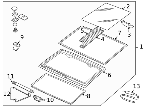 Sunroof for 2004 Land Rover Freelander #1