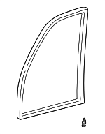 6786260101 - Body: Door Weather-strip for Toyota: Land Cruiser Image