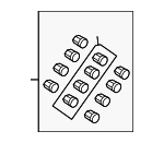 30862807 - Suspension: Wheel Nut for Volvo Image