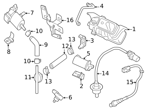 Brackets, Flanges & Hangers for 2025 Genesis G70 #0