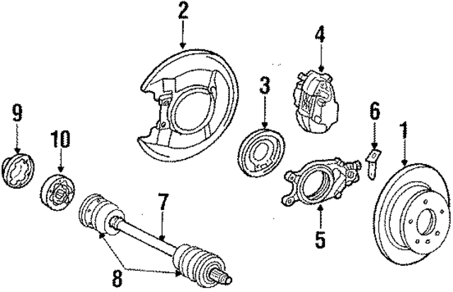 1154203544 - Brakes: Backing Plate for Mercedes-Benz Image