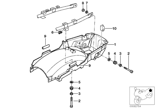 17112309195 - : Gasket - 183Mm for BMW-Motorrad Image
