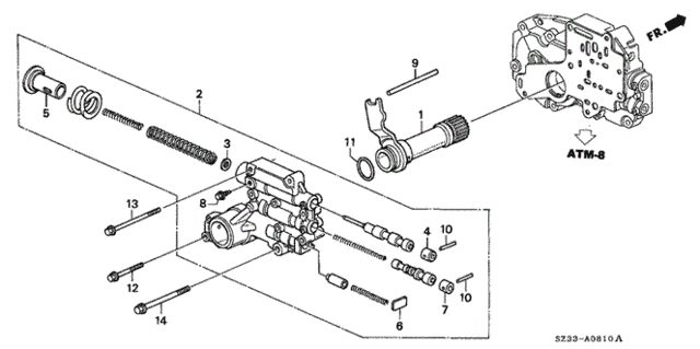 AT Regulator for 2003 Acura RL #0