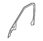 LR108112 - : 2017-2020 Land Rover Discovery - Window Molding for Land Rover: Discovery Image