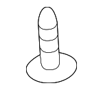 LR007312 - Body: Door Trim Panel Screw for Land Rover: Defender 110, Defender 130, Defender 90, Discovery, LR3, LR4, Range Rover, Range Rover Evoque, Range Rover Sport, Range Rover Velar Image