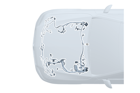 Body-Side Engine Wiring Harness for 1984 Mercedes-Benz 300CD #0