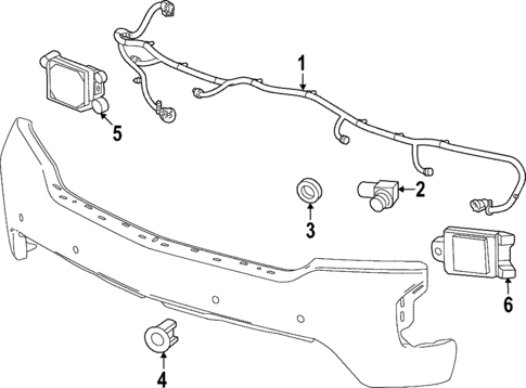 Electrical Components for 2022 Chevrolet Silverado 1500 LTD #1