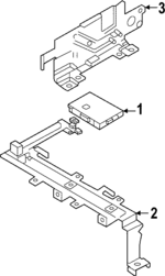 32336737 - : Module Front Bracket for Volvo: C40 Recharge, EC40 Image