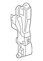 17117530252 - Cooling System: Support Bracket for BMW: 323Ci, 323i, 325Ci, 325i, 325xi, 328Ci, 328i, 330Ci, 330i, 330xi, M3, X3, Z4 Image