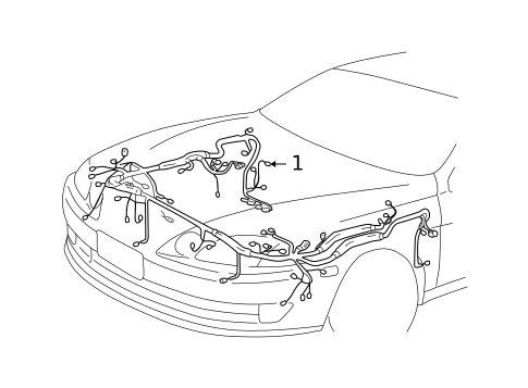 Wiring Harness for 2002 Nissan Sentra #0