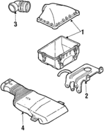 E6AZ9C675C - Cooling System: Duct for Ford: Country Squire, LTD, LTD Crown Victoria | Mercury: Colony Park, Grand Marquis, Marquis Image