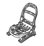 68260729AC - Body: Seat Back Frame for Jeep: Cherokee Image