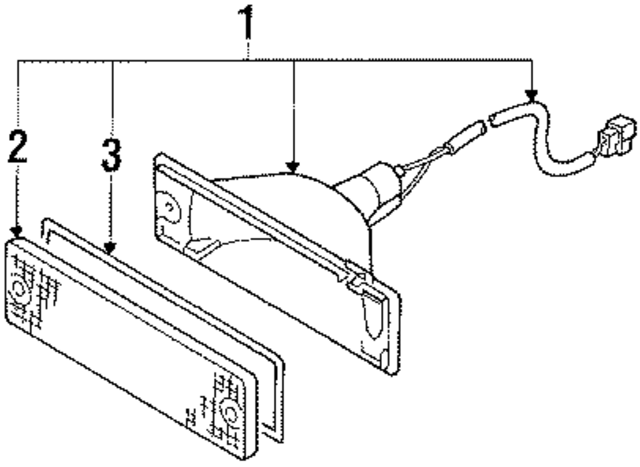 UB3951060 - : Signal Lamp Assembly for Mazda Image
