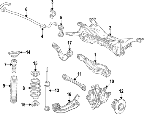 Rear Suspension for 2025 Acura Integra #0