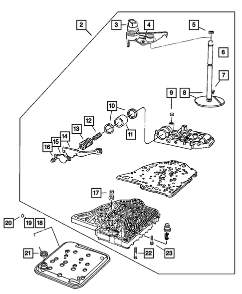 Valve Body for 2006 Chrysler Sebring #0