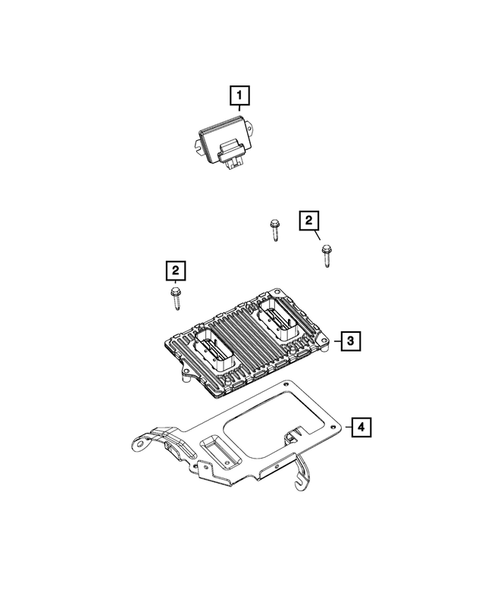 Keys, Modules and Engine Controllers for 2019 Dodge Journey #2