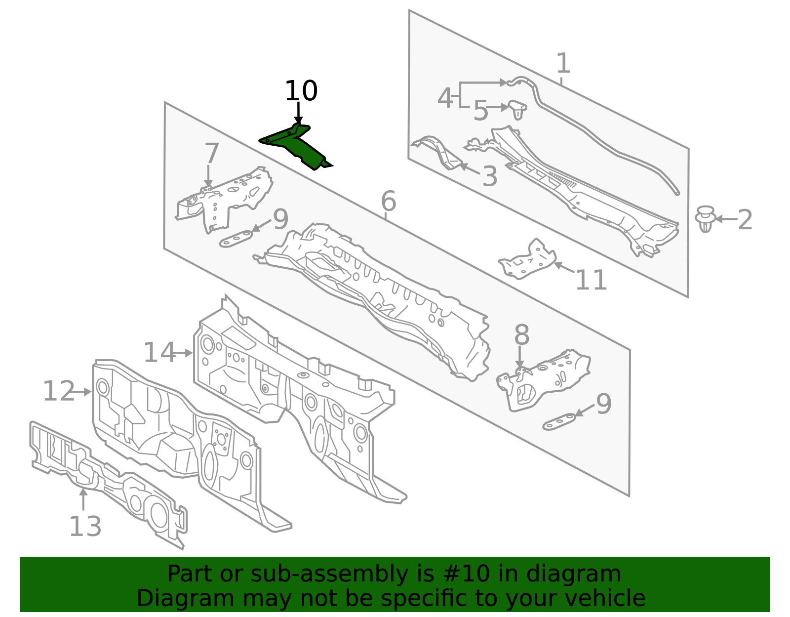 55715-53070 - 2021-2024 Lexus - Upper Brace | My L Parts