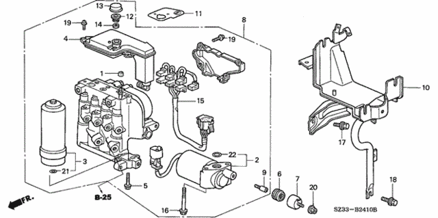 ABS Modulator ('96-'97) for 1996 Acura RL #0