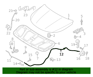 81190-R5000 - Release Cable 2021-2025 Kia Sorento | Kia.Parts Store
