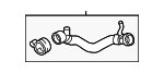 17127575427 - Cooling System: Lower Hose for BMW: 530i, 540i, 550i, 550i GT, 550i GT xDrive, 550i xDrive, 650i, 650i Gran Coupe, 650i xDrive, 650i xDrive Gran Coupe, 750i, 750i xDrive, 750Li, 750Li xDrive, Alpina B6 xDrive Gran Coupe, Alpina B7, Alpina B7 xDrive, Alpina B7L, Alpina B7L xDrive Image