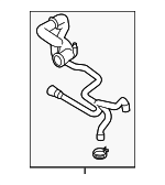 17127575453 - Cooling System: Upper Hose for BMW: 550i, 550i GT, 550i GT xDrive, 550i xDrive, 650i, 650i Gran Coupe, 650i xDrive, 650i xDrive Gran Coupe, 750i, 750i xDrive, 750Li, 750Li xDrive, Alpina B7, Alpina B7 xDrive, Alpina B7L, Alpina B7L xDrive Image