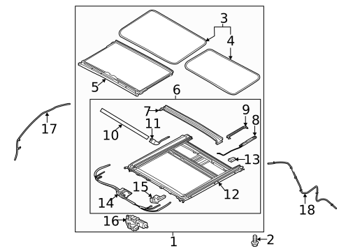 Sunroof for 2014 Kia Sedona #0
