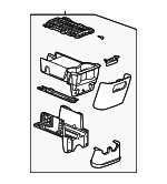 84775298 - Body: Storage Compartment for GMC: Acadia Image