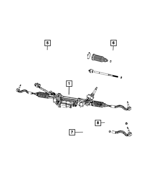 Steering Gear for 2025 Jeep Grand Cherokee #0