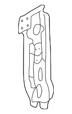 723809356 - Body: Wheelhouse Brace for Volkswagen: EuroVan Image